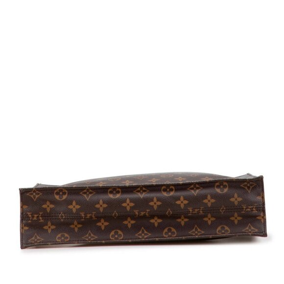 LOUIS VUITTON Brown Monogram Leather Tote Bag - Picture 3 of 10
